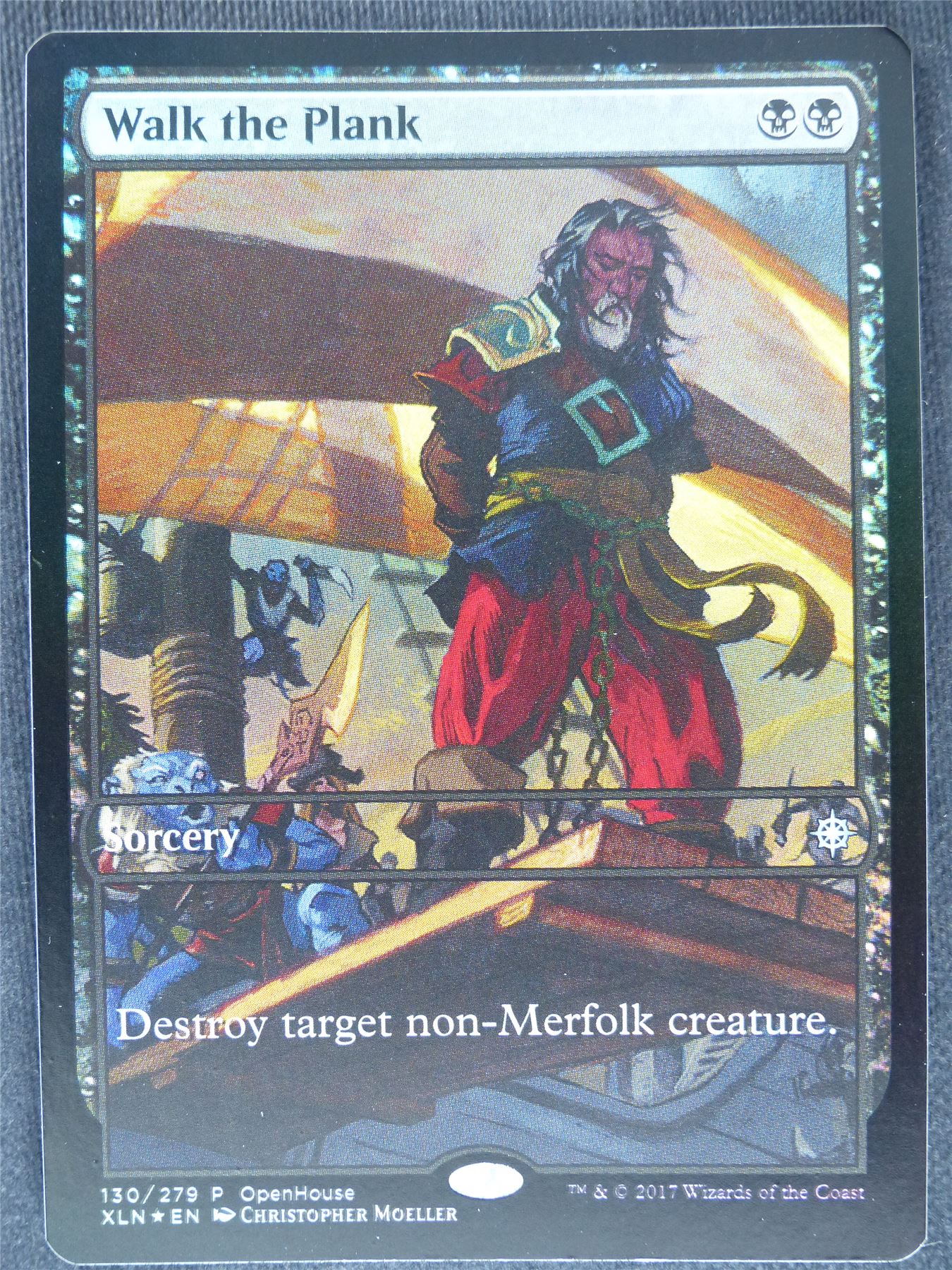 Walk the Plank Foil Promo - Mtg Magic Cards #KX