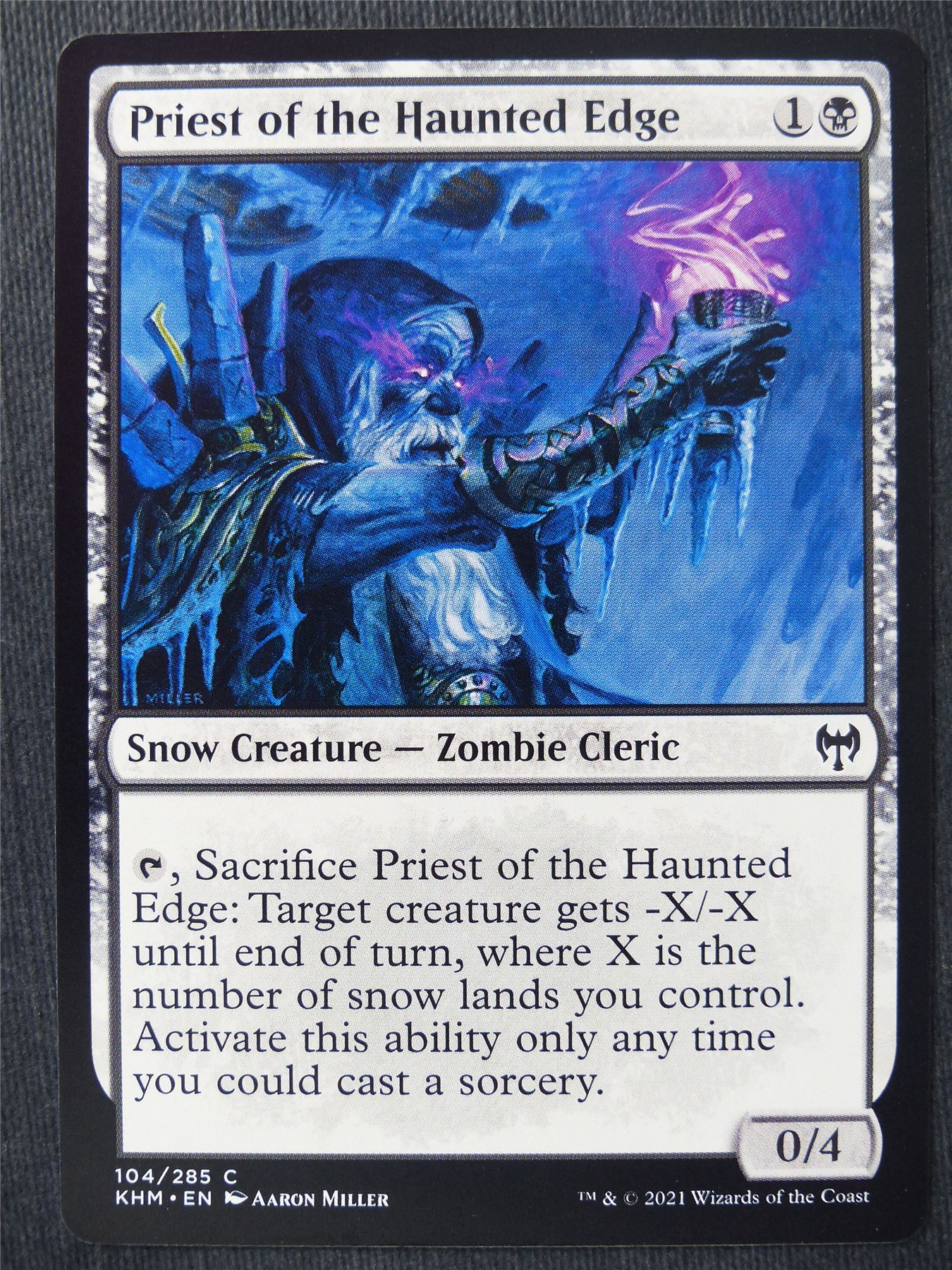 Priest of the Haunted Edge - Mtg Magic Cards #2J