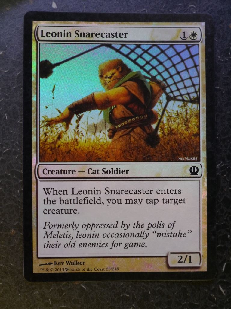 MTG Magic Cards: LEONIN SNARECASTER FOIL # 4I54