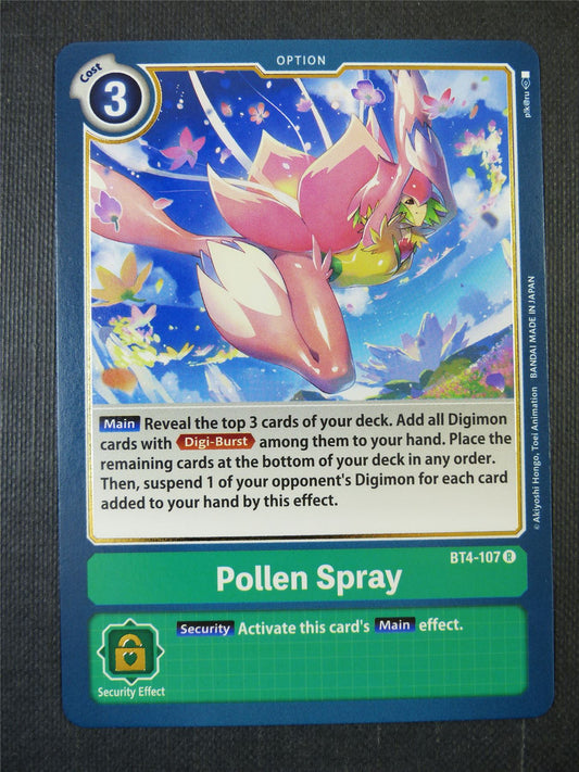 Pollen Spray BT4-107 R - Digimon Card #20X