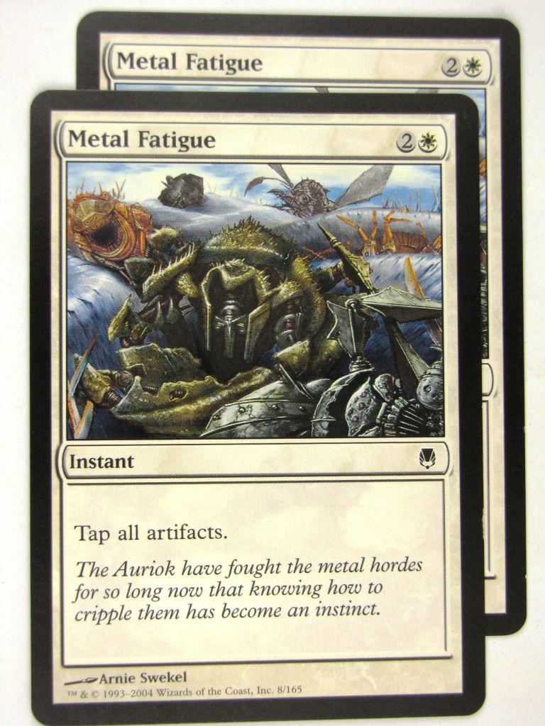 MTG Magic: the Gathering Cards: METAL FATIGUE x2: DST