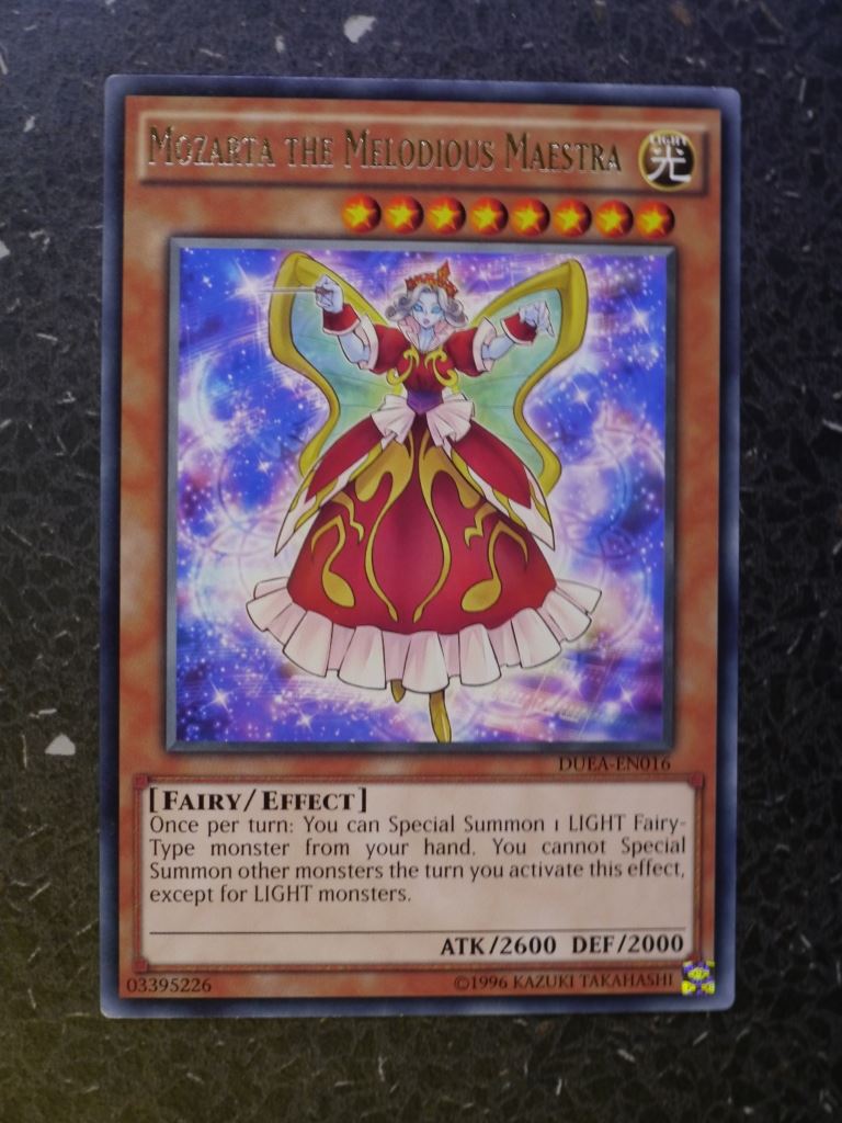 Yugioh Cards: MOZARTA THE MELODIOUS MAESTRA DUEA RARE # 4B88