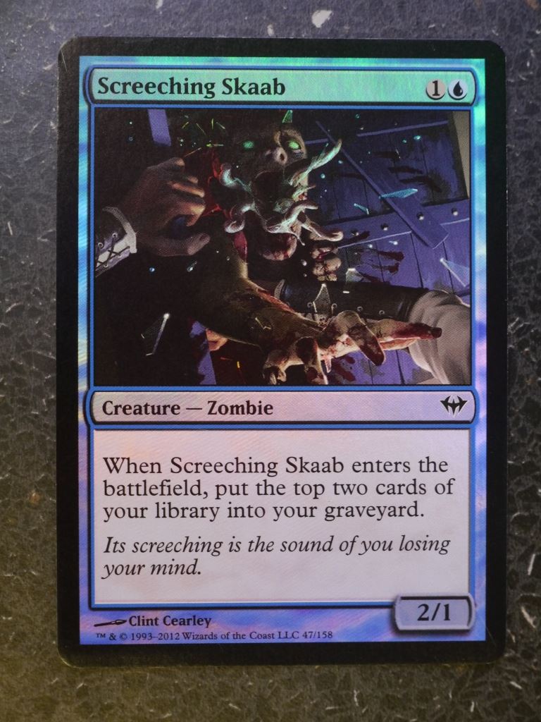 MTG Cards: SCREECHING SKAABFOIL # 5E100