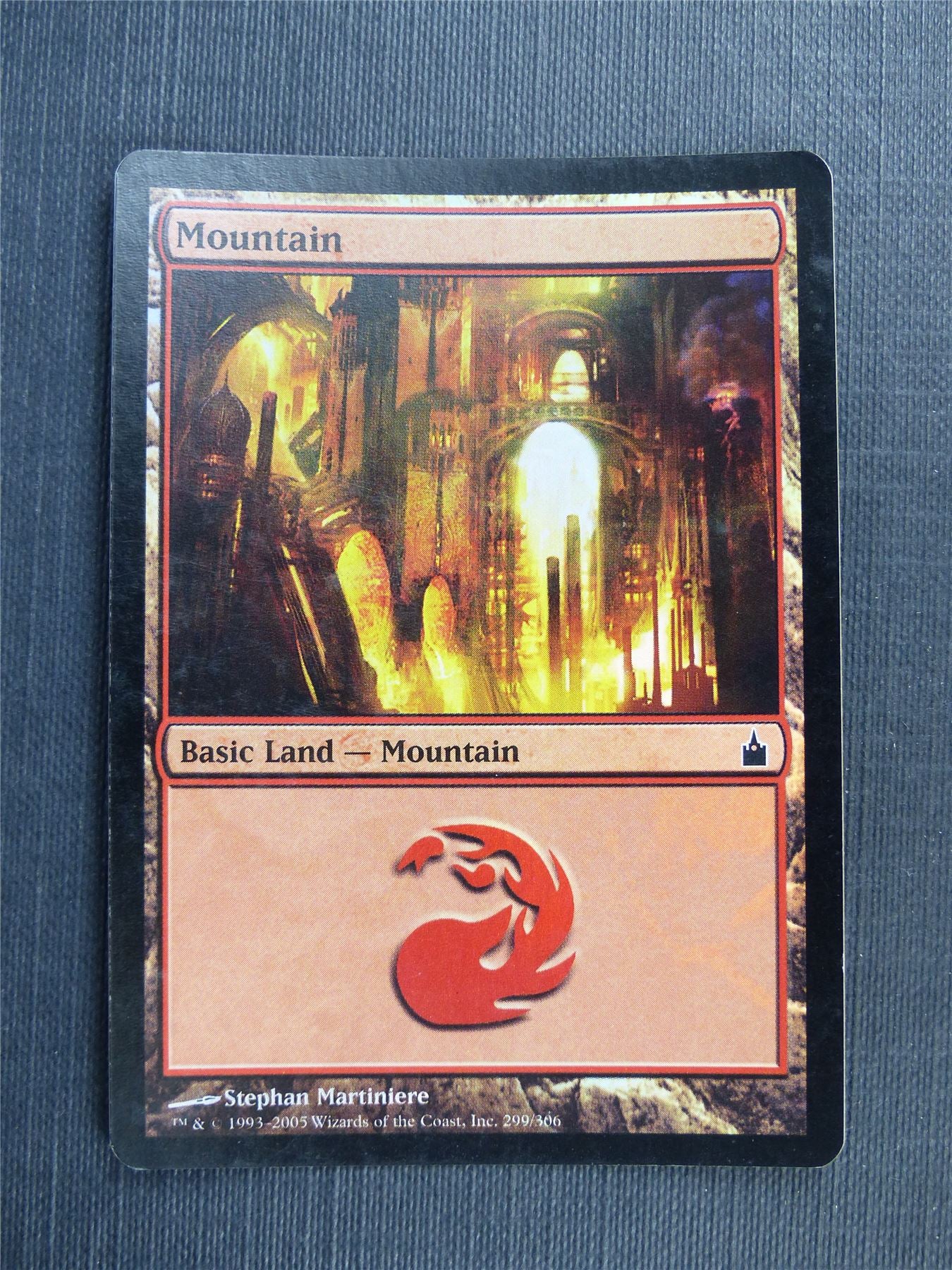 Mountain 299/306 Foil - Mtg Magic Cards #52X