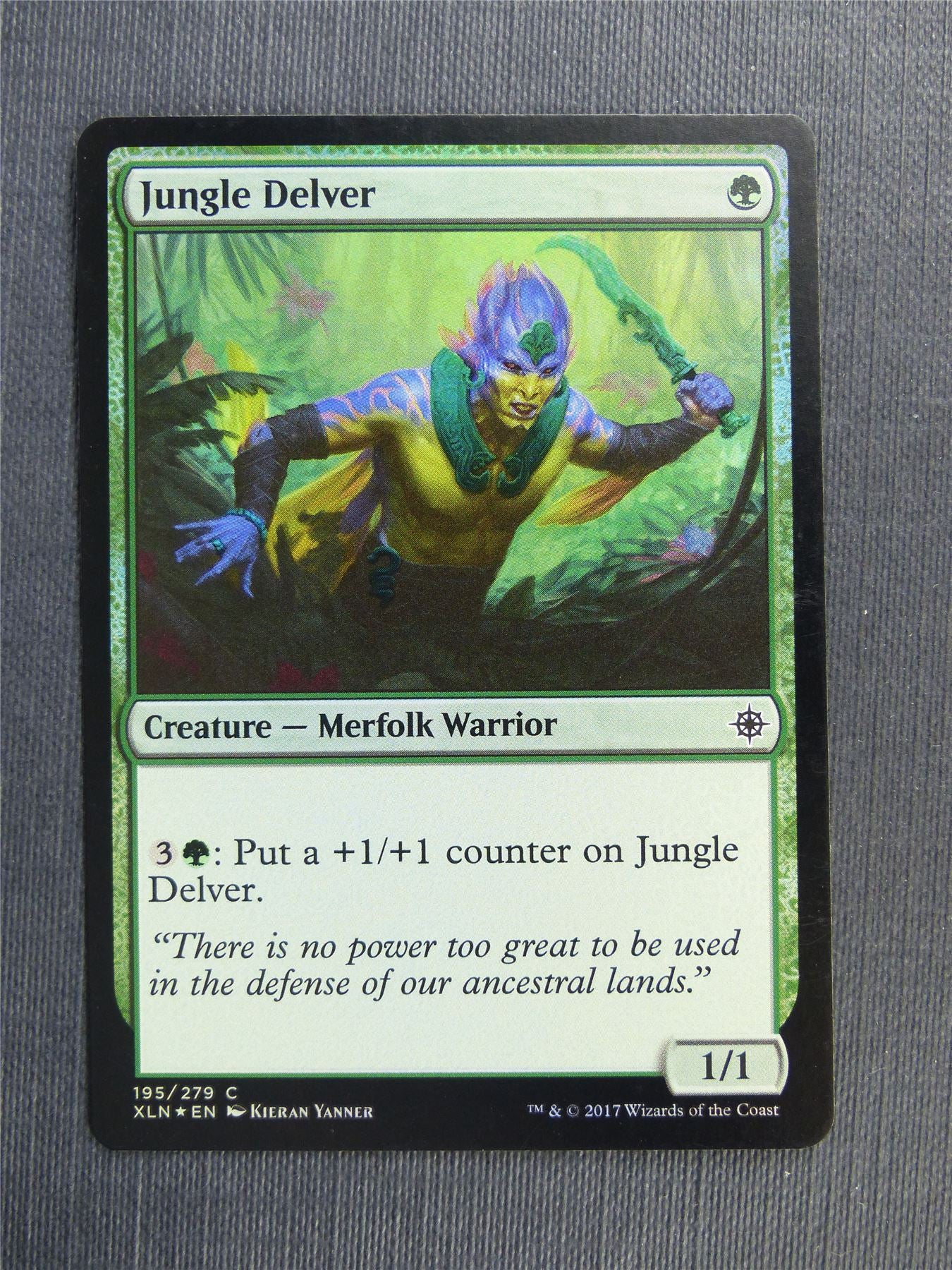 Jungle Delver Foil - Mtg Magic Cards #39H