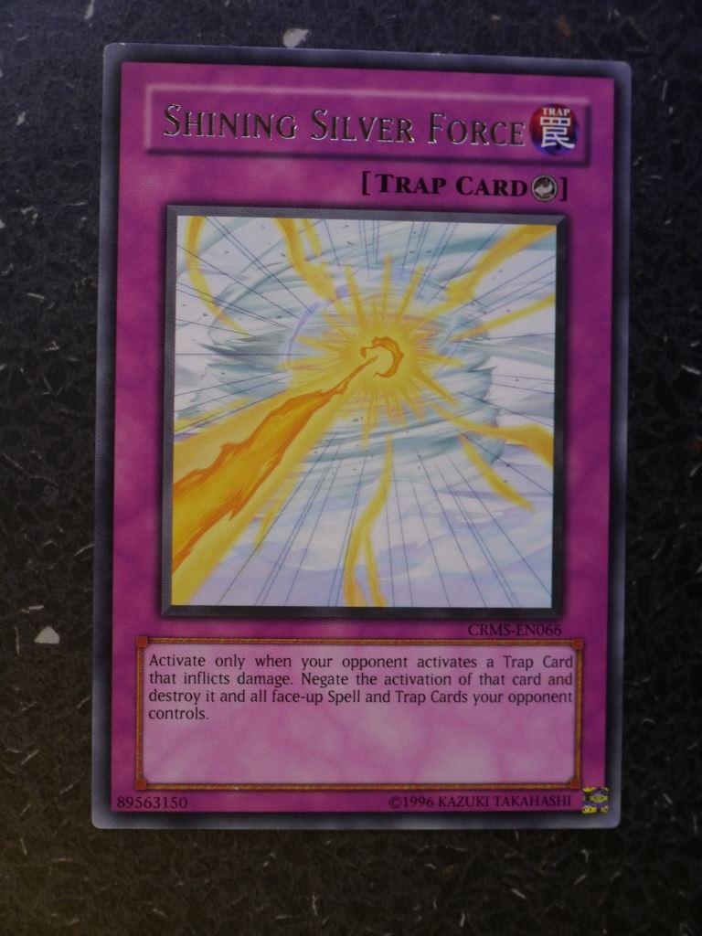 Yugioh Cards: SHINING SILVER FORCE CRMS SUPER RARE # 4A29