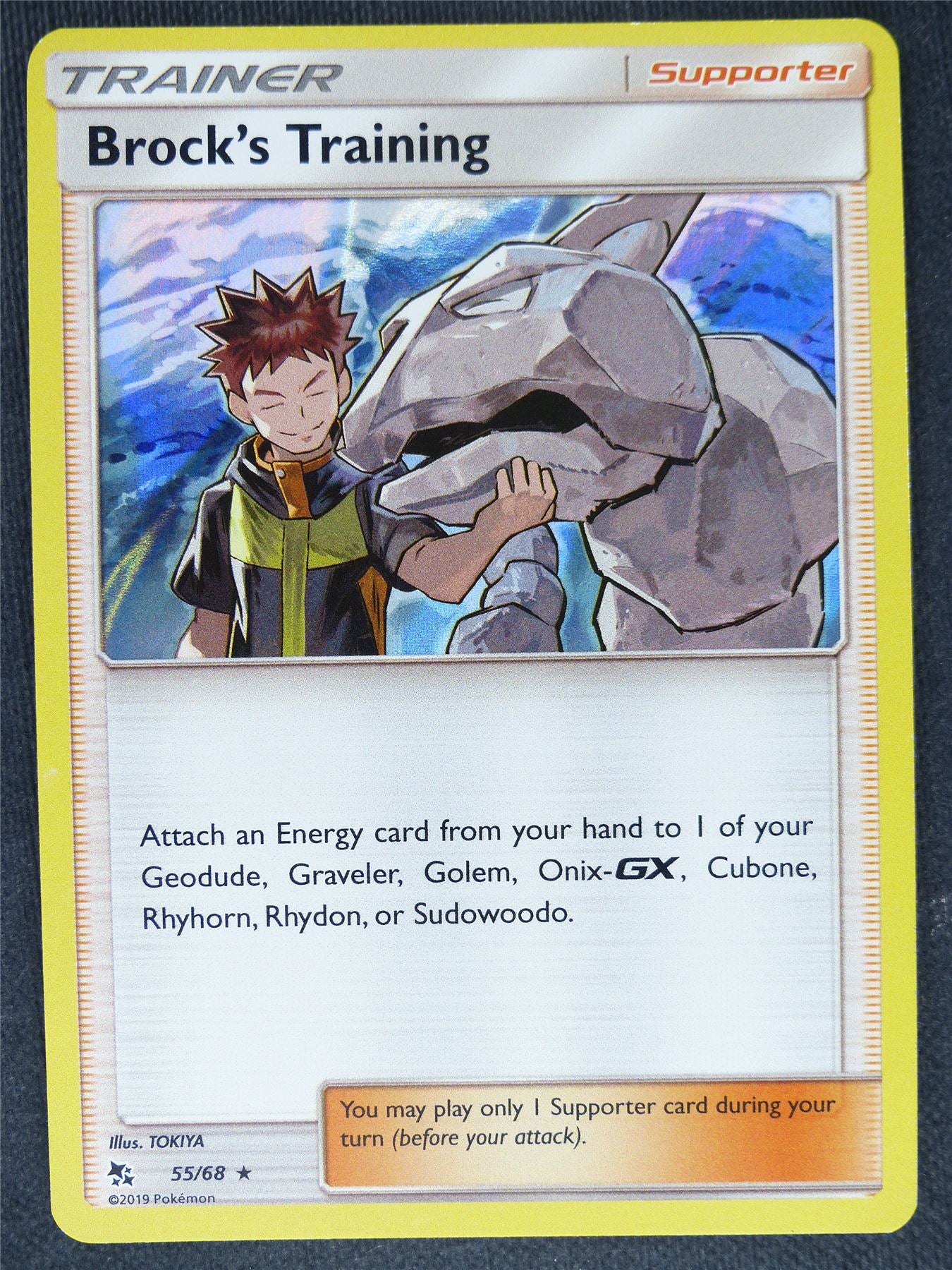 Brock's Grit 53/68 Holo - Pokemon Cards #ER Archeron Brock's Grit 53/68 Holo - Pokemon Cards #ER Archeron