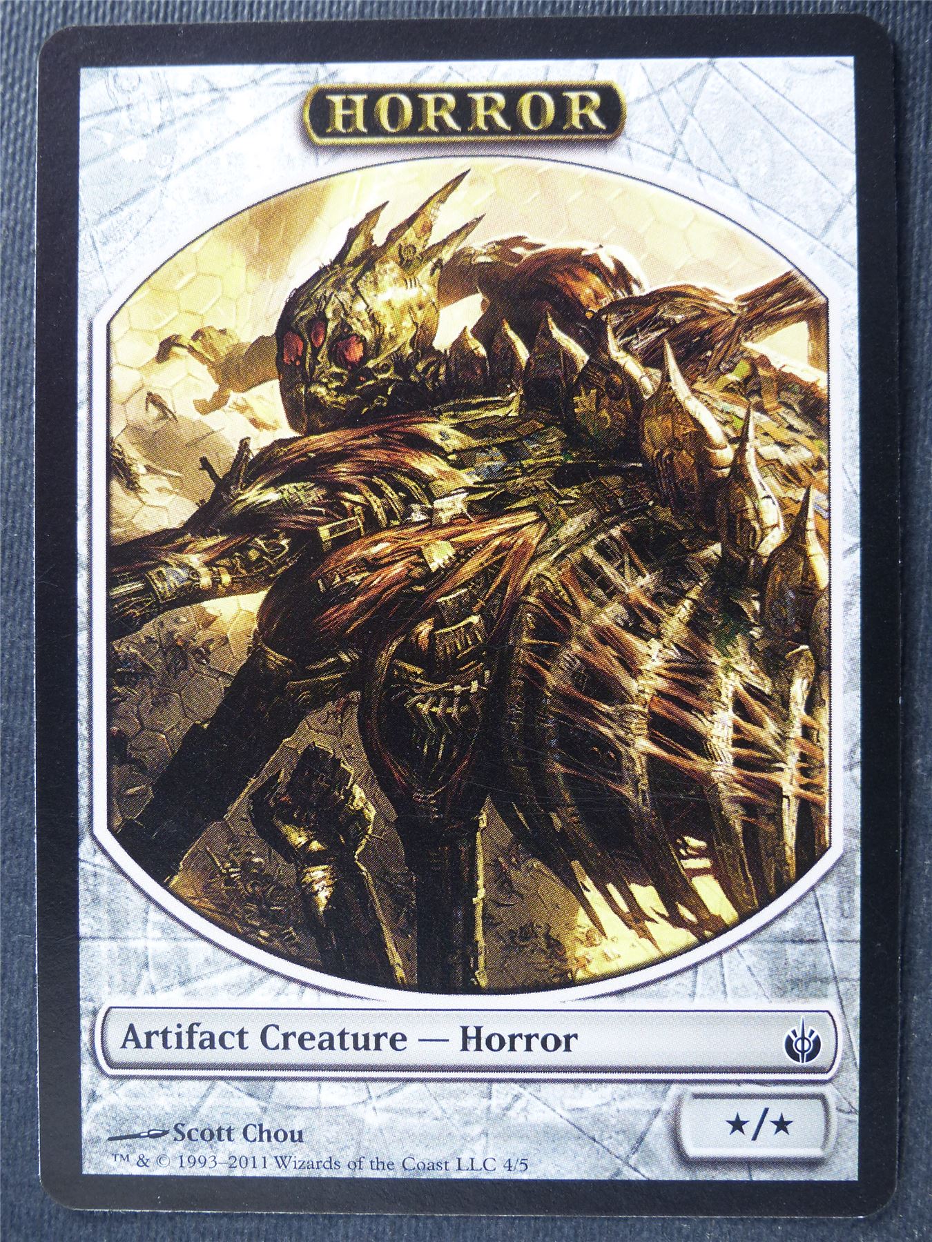 Horror Token - Mtg Card #4P2