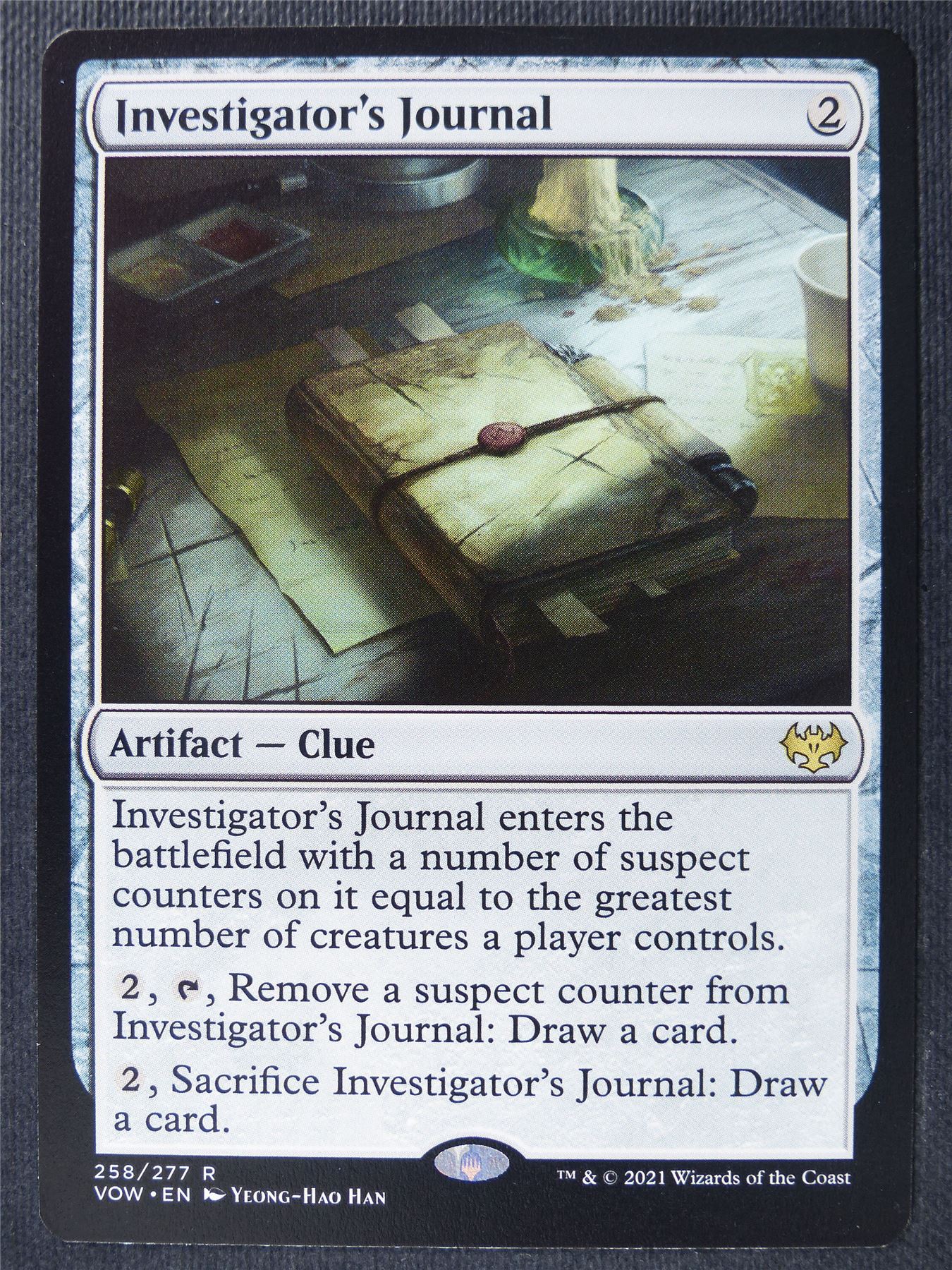 Investigator's Journal - Crimson Vow - Mtg Card #2GP