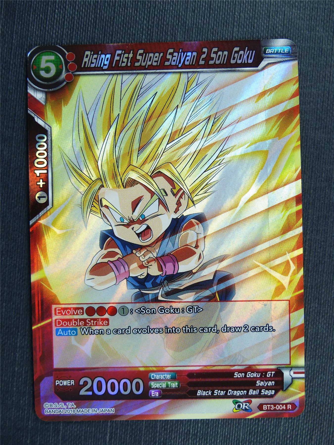 Rising Fist Super Saiyan 2 Son Goku R - Dragon Ball Super Cards #42X