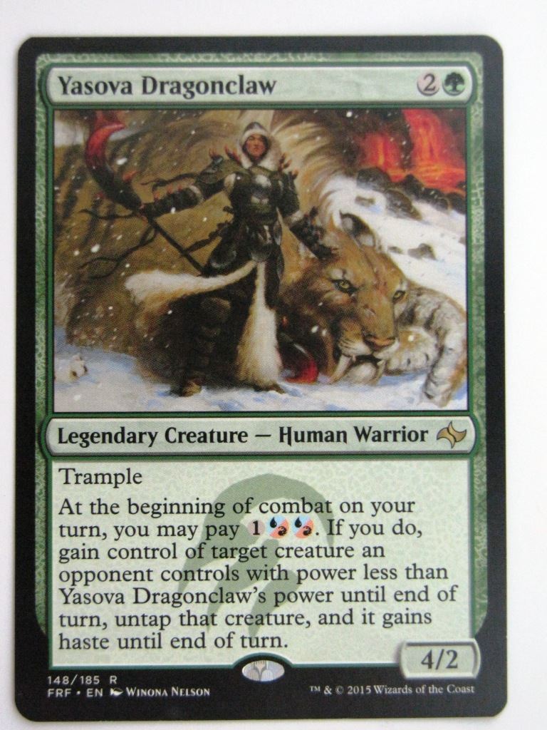 MTG Magic Played Cards: YASOVA DRAGONCLAW # 26B28