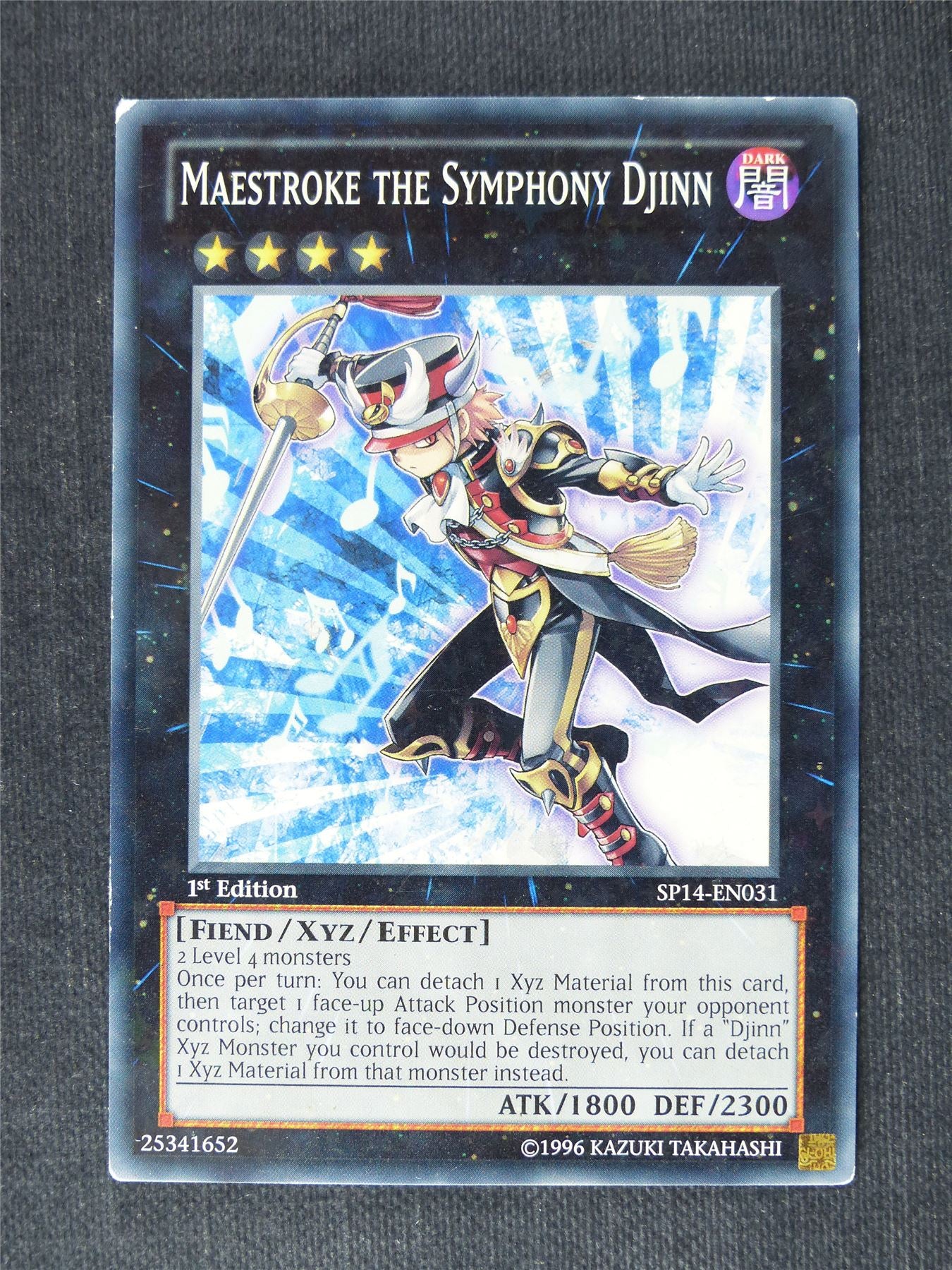 Maestroke the Symphony Djinn SP14 Star Rare - 1st ed - Yugioh Cards #S Archeron Maestroke the Symphony Djinn SP14 Star Rare - 1st ed - Yugioh Cards #S Archeron