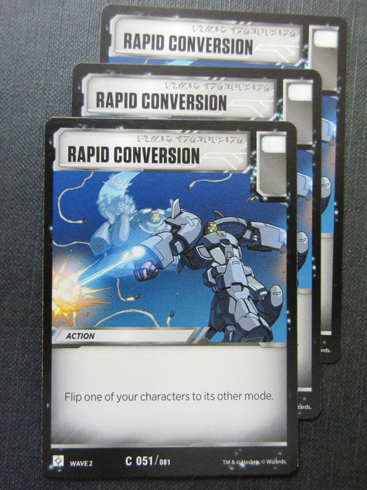 Rapid Conversion C 051/081 x3 - Transformers Cards # 7F52