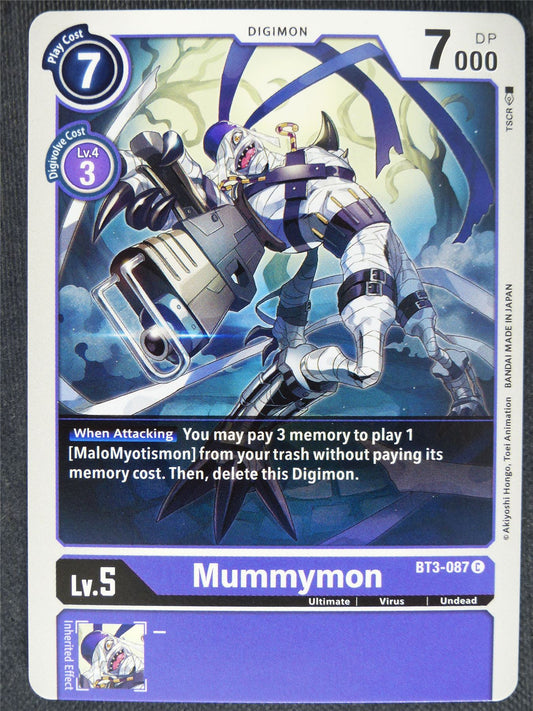 Mummymon BT3-087 C - Digimon Cards #N
