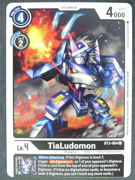 TiaLudomon BT3-064 C - Digimon Cards #1K