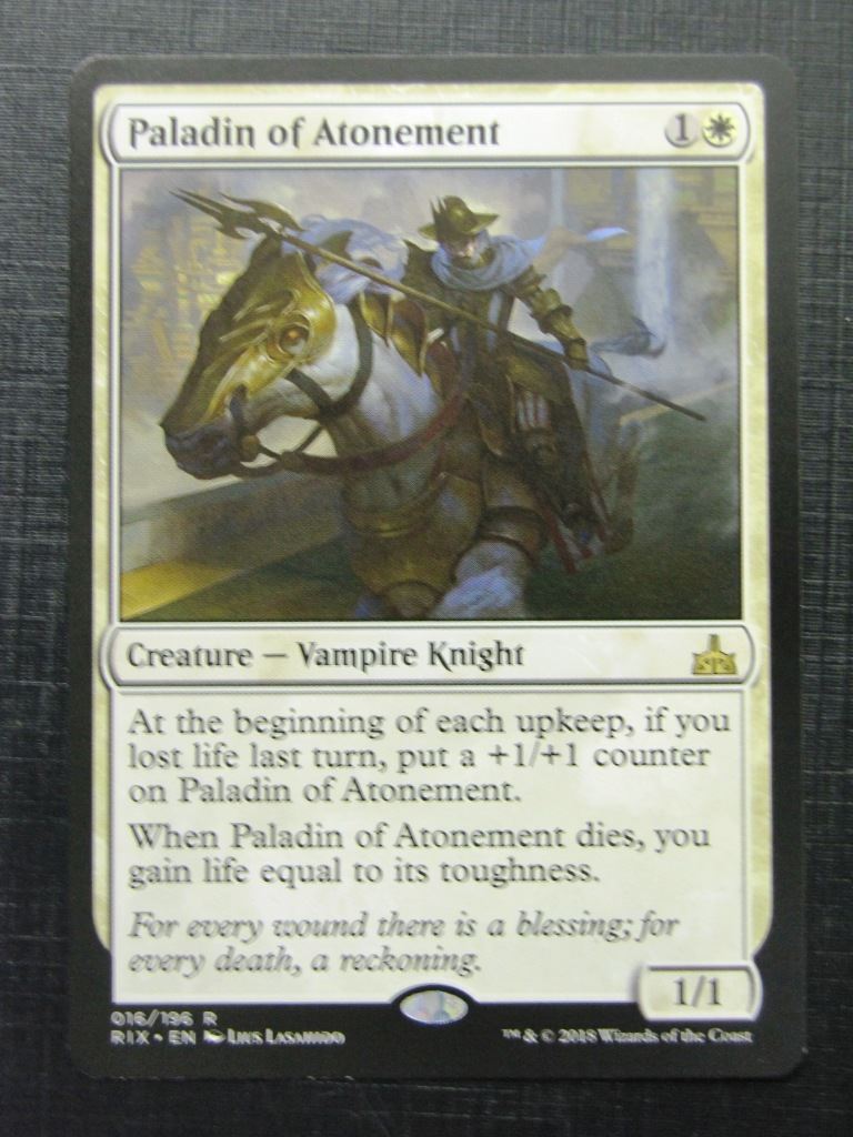 Paladin of Atonement - Mtg Magic Card # 13C82