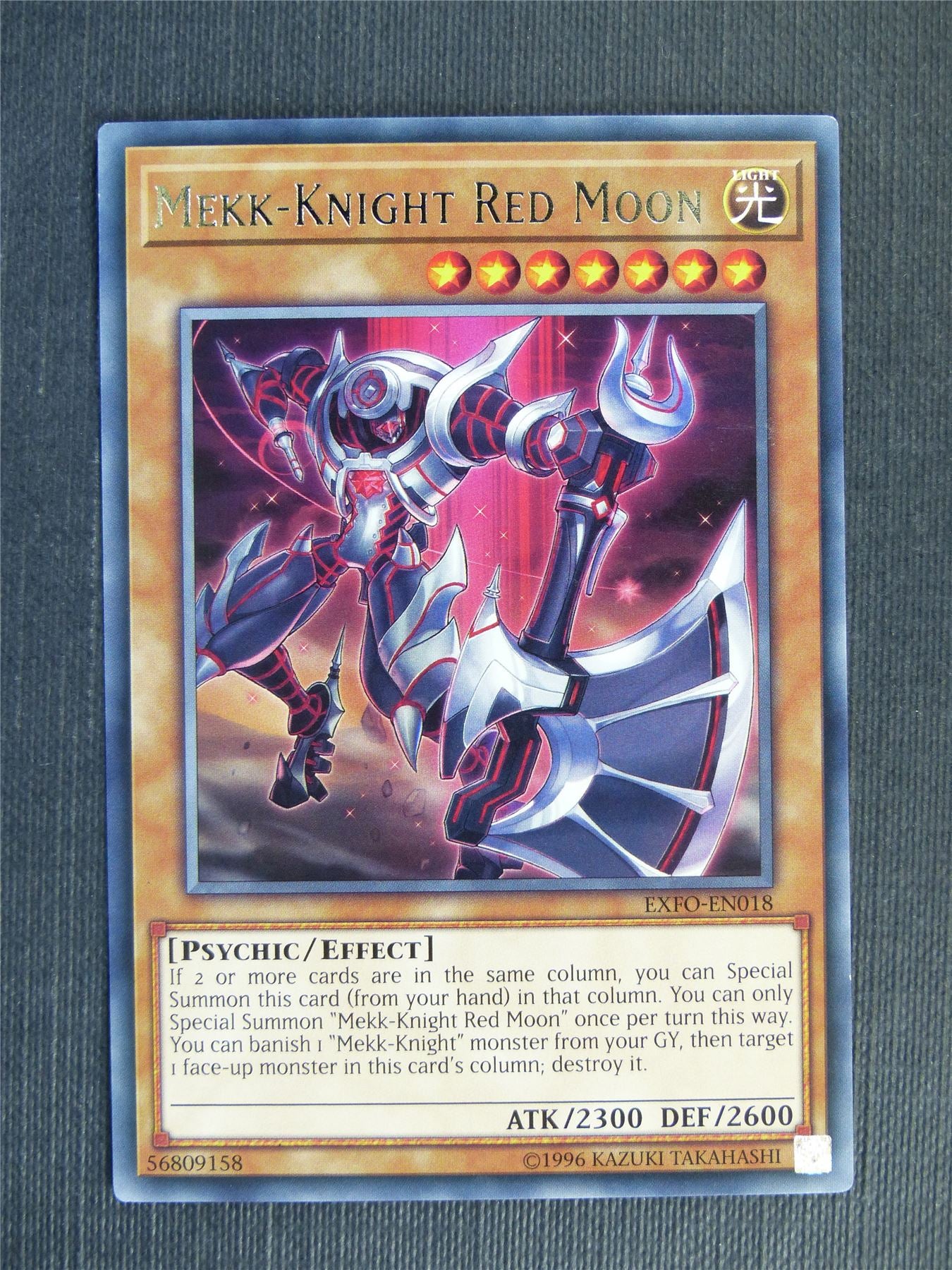 yugioh mekk knight cards Mekk-Knight Red Moon EXFO Rare