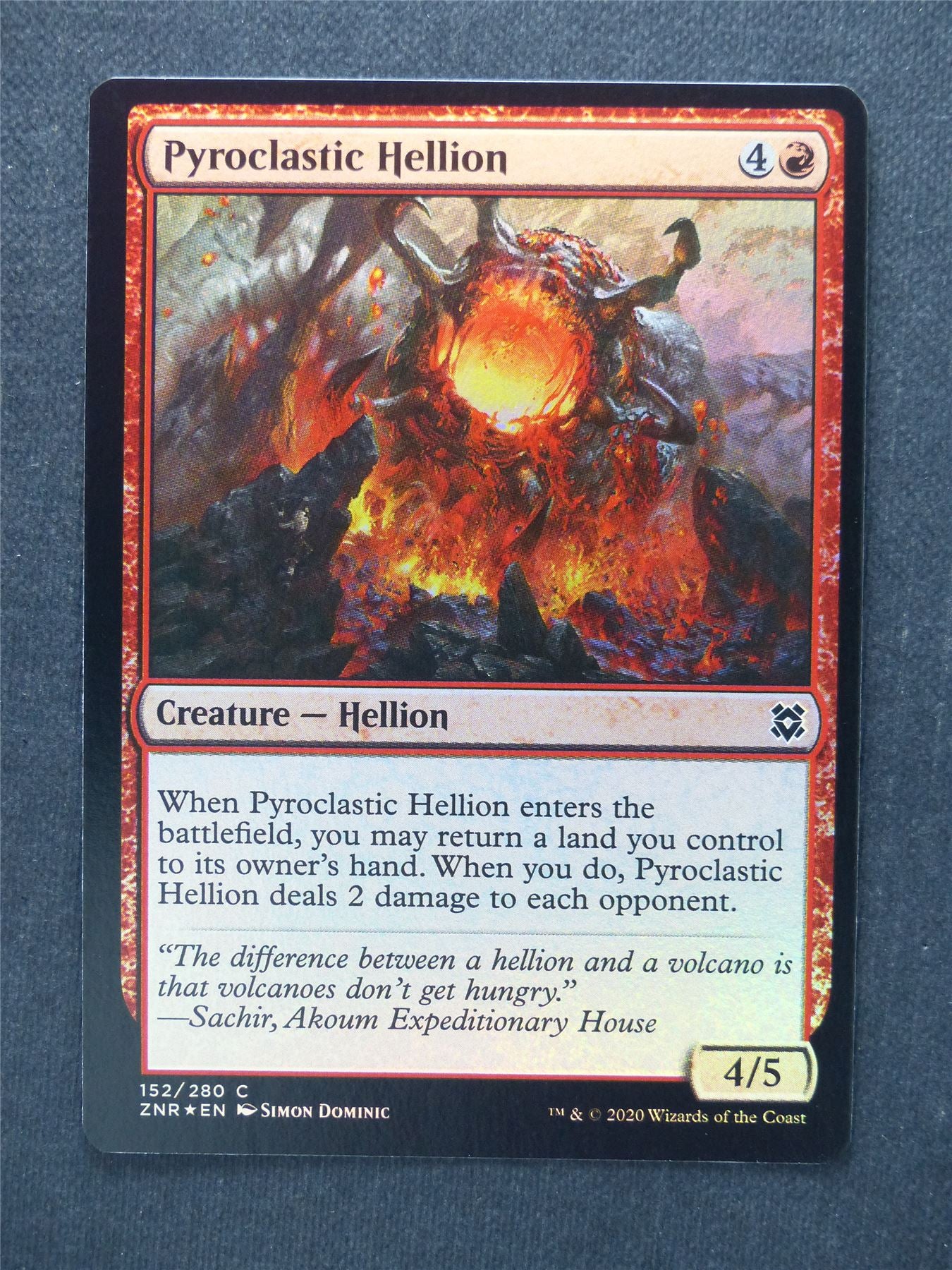 Pyroclastic Hellion Foil - Mtg Magic Cards #Q8