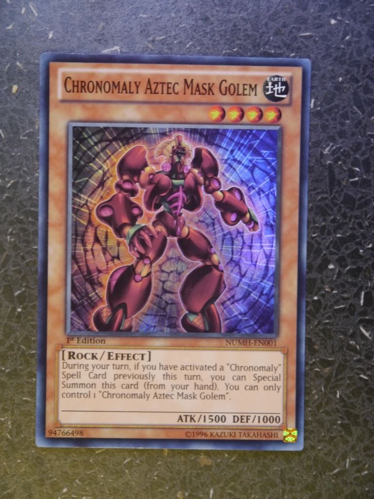 Yugioh Cards:CHRONOMALY AZTEK MASK NUMH SUPER RARE # 2H37