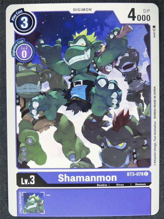 Shamanmon BT3-078 C - Digimon Cards #M