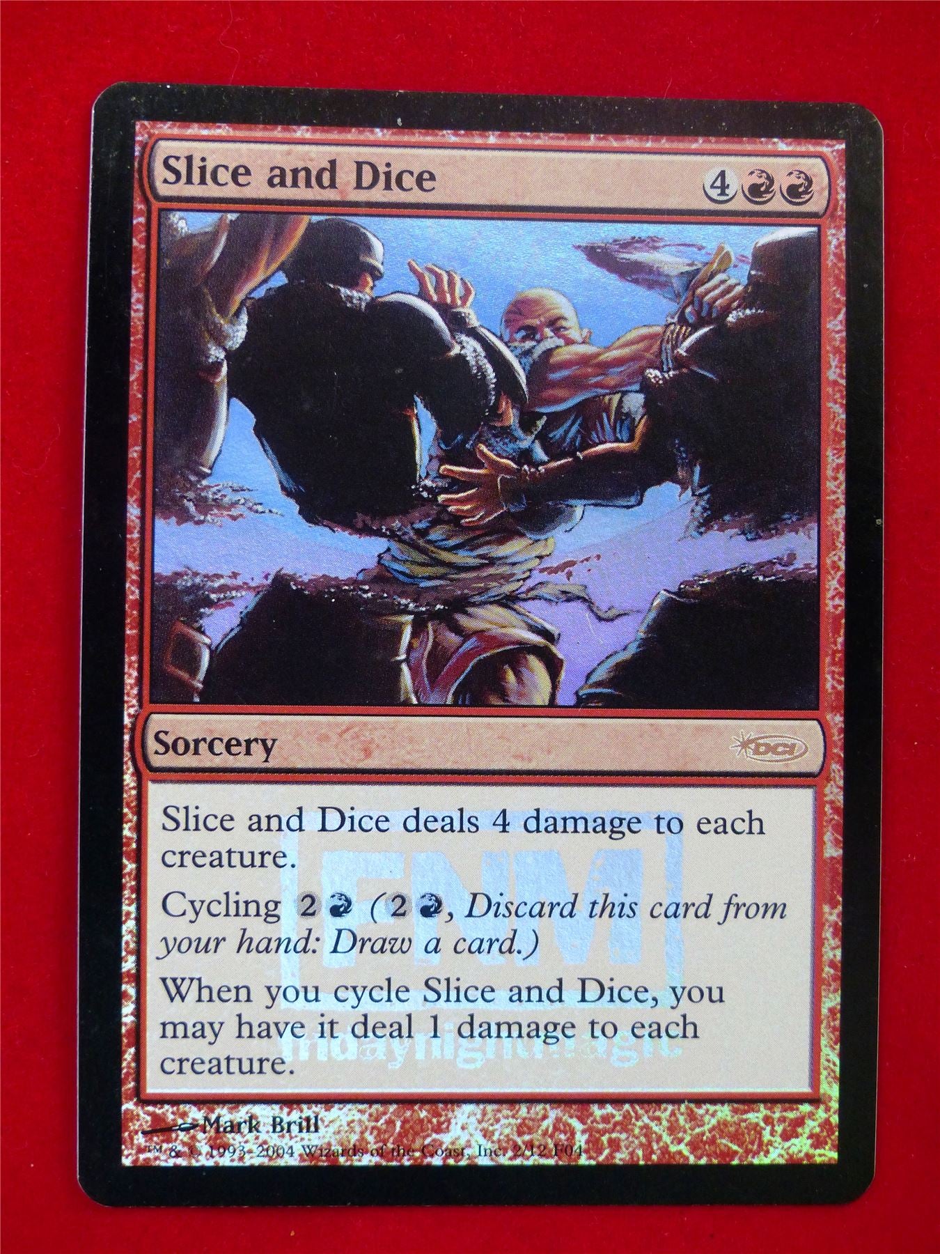 Slice and Dice FNM Foil - Mtg Card