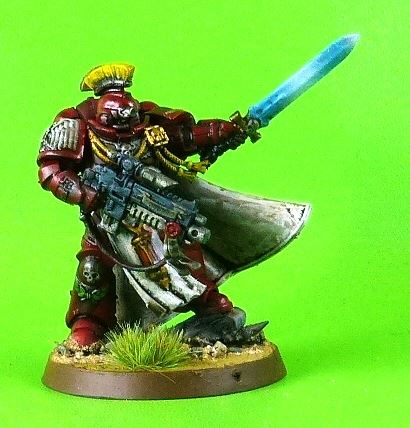 Blood Angels Primaris Captain painted - Warhammer 40K #1JU