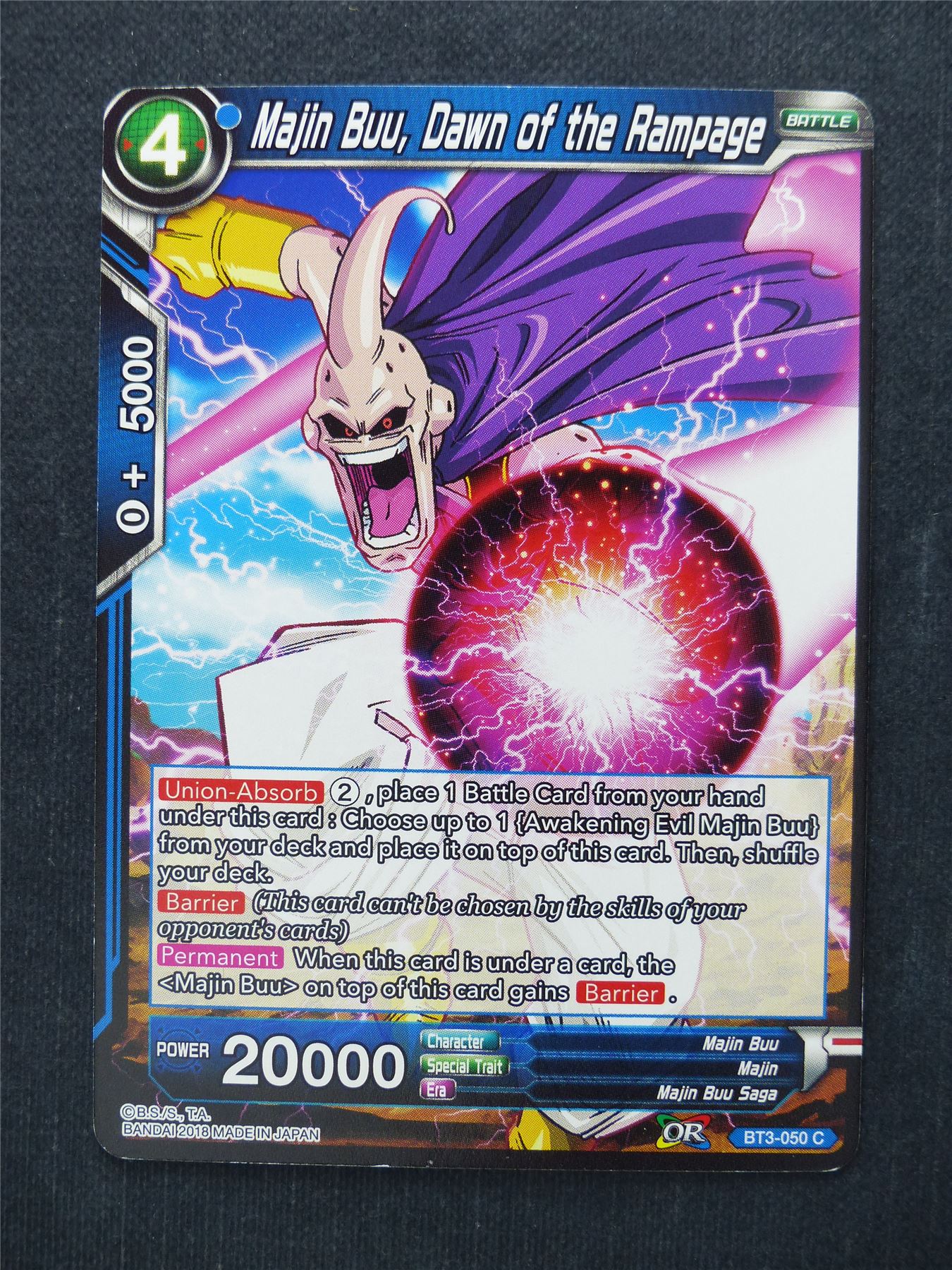 Majin Buu Dawn of the Rampage - Dragon Ball Super Cards #EY