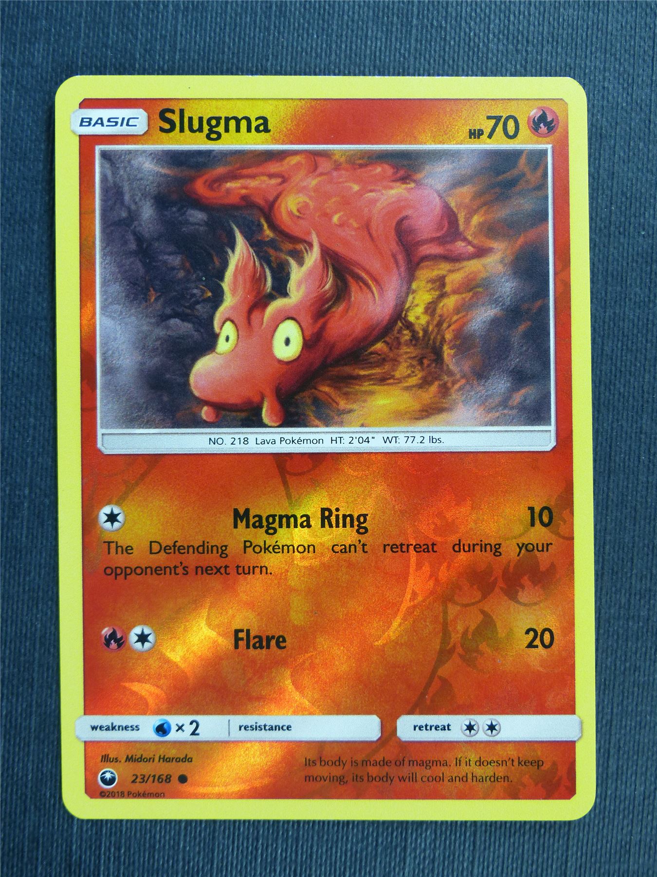 Slugma 23/168 Reverse Holo - Pokemon Cards #5NZ Slugma 23/168 Reverse Holo - Pokemon Cards #5NZ