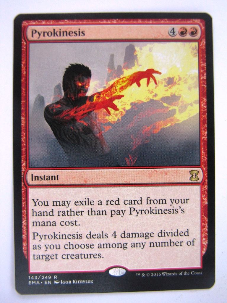 MTG Magic Cards: Eternal Masters: PYROKINESIS # 12A54