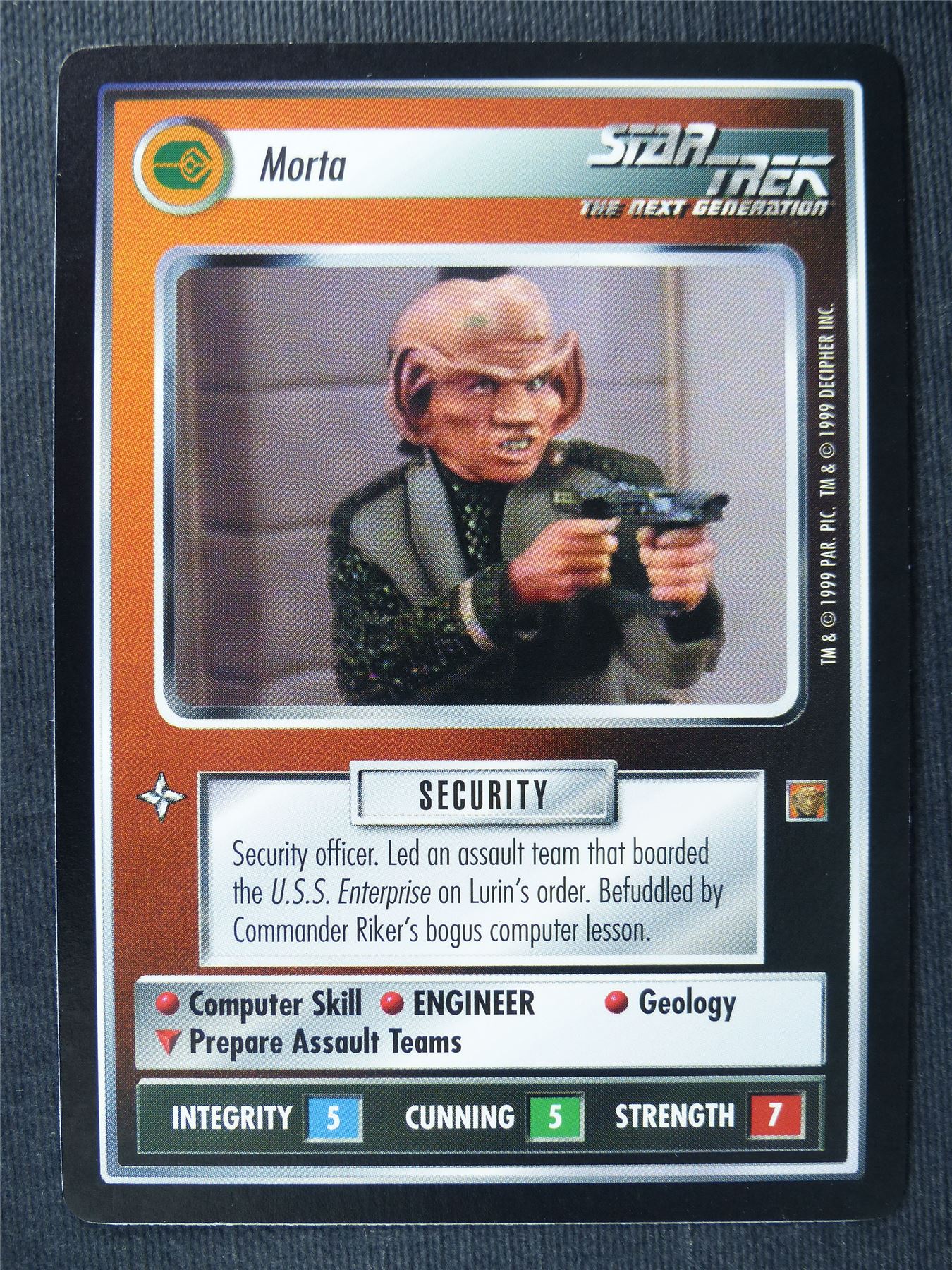 Morta - NG - Star Trek Cards #14Q