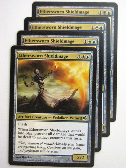 MTG Magic Cards: ETHERSWORN SHIELDMAGE x4 # 23D52