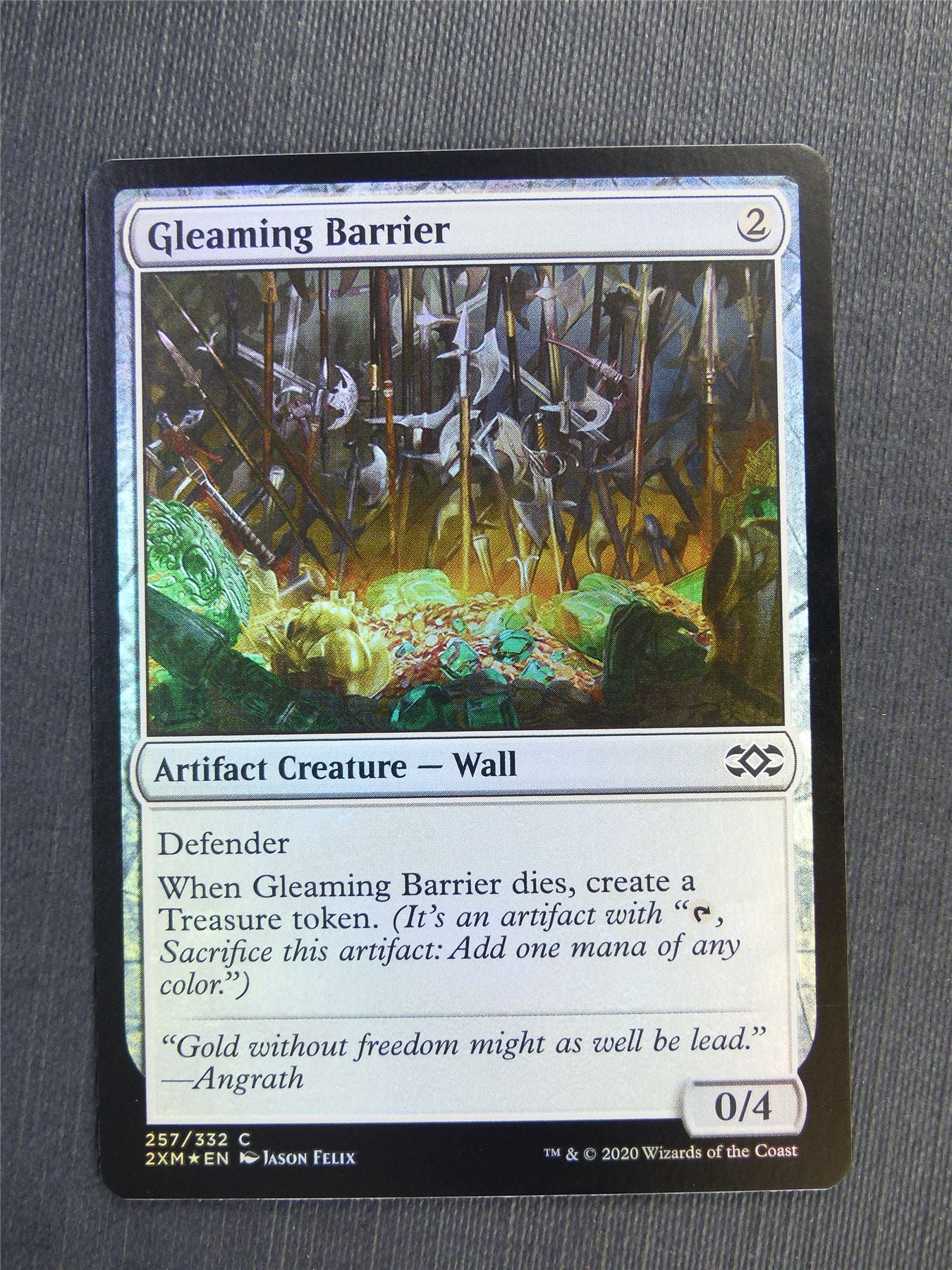 Gleaming Barrier Foil