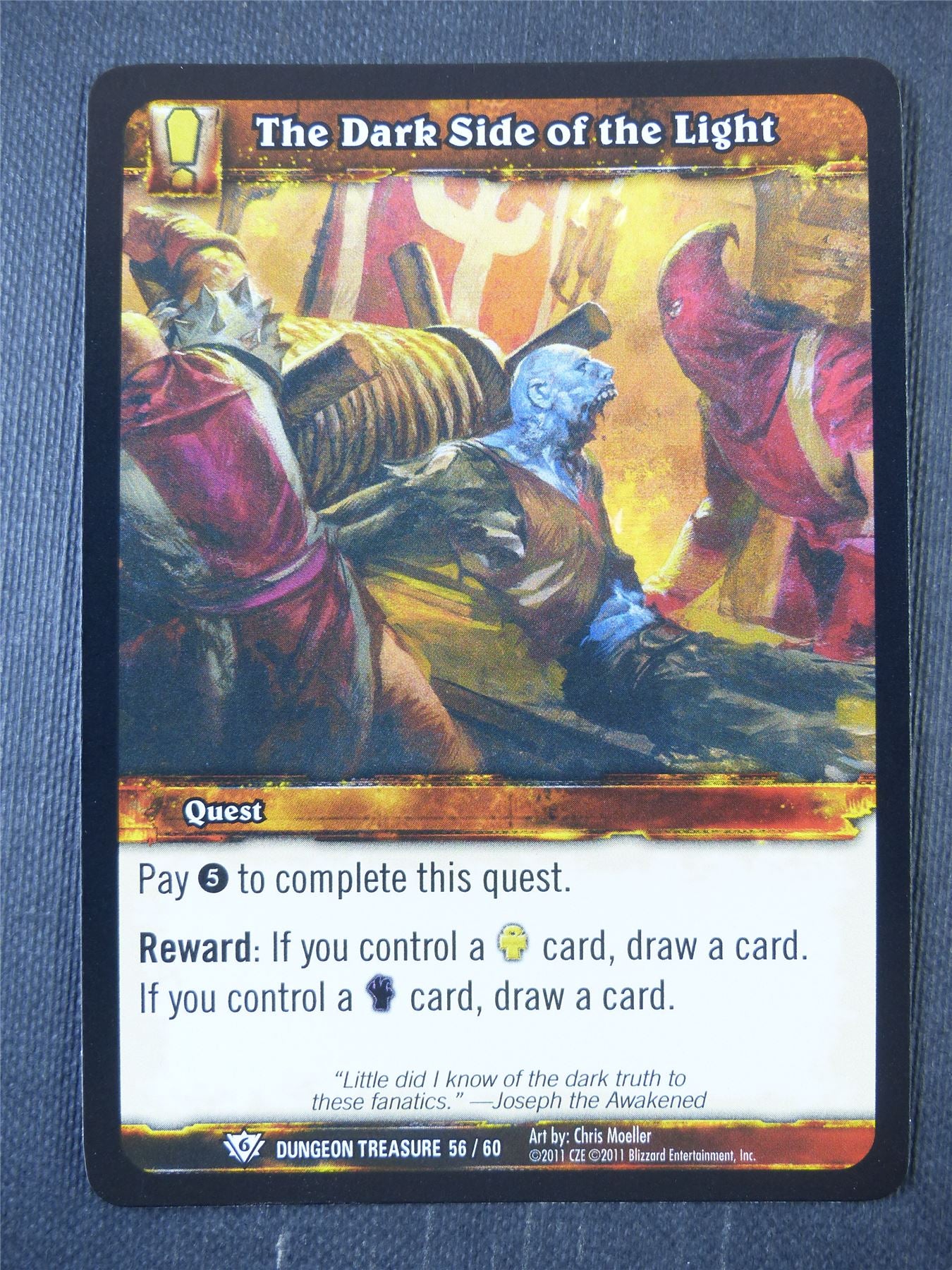 The Datrk Side of the Light 56/60 Foil - WoW Card #19W