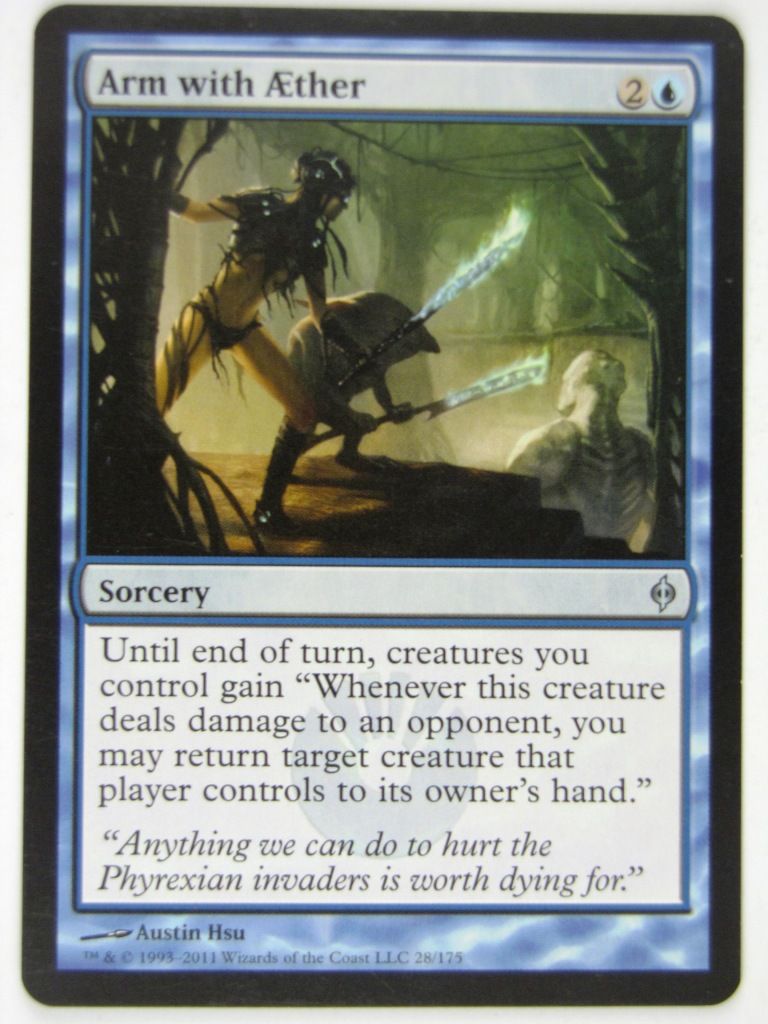 MTG Magic: the Gathering Cards: ARM WITH AETHER: NPH – Archeron