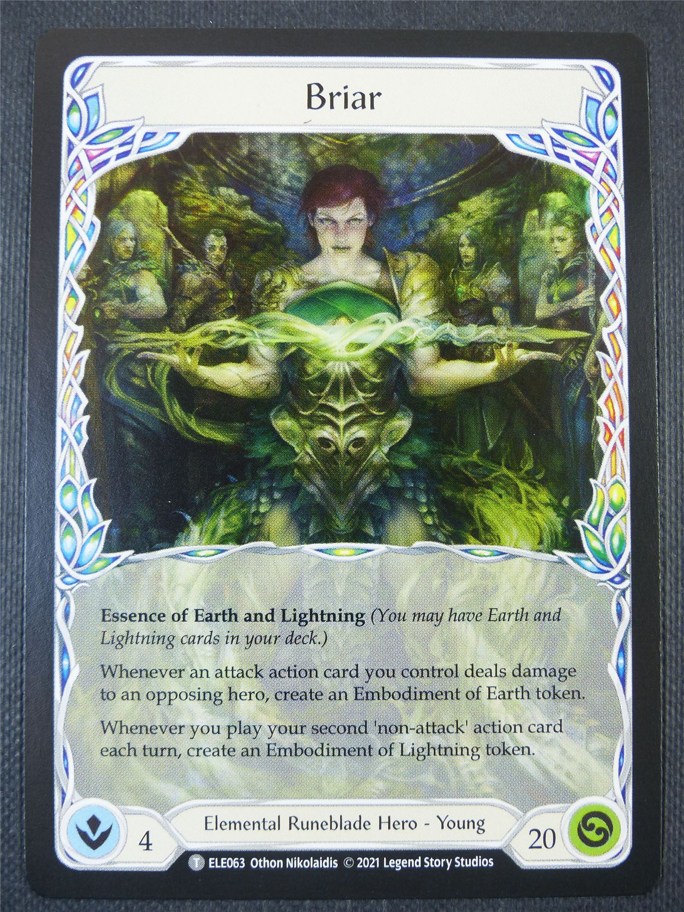 Briar / Frostbite - Tales of Aria 1st ed - Flesh and Blood Card #65T