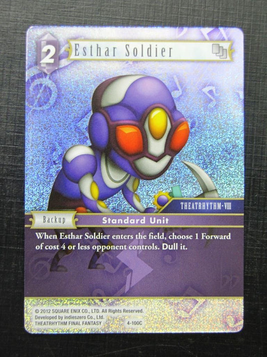 Esthar Soldier 4-100C Foil - Final Fantasy Card # 6I82