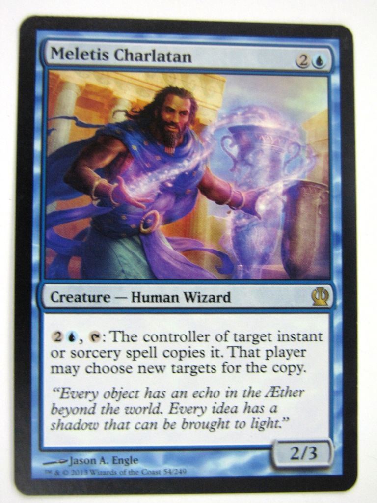 MTG Magic Played Cards: MELETIS CHARLATAN # 7D41