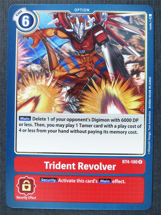 Trident Revolver BT4-100 R - Digimon Cards #2BN