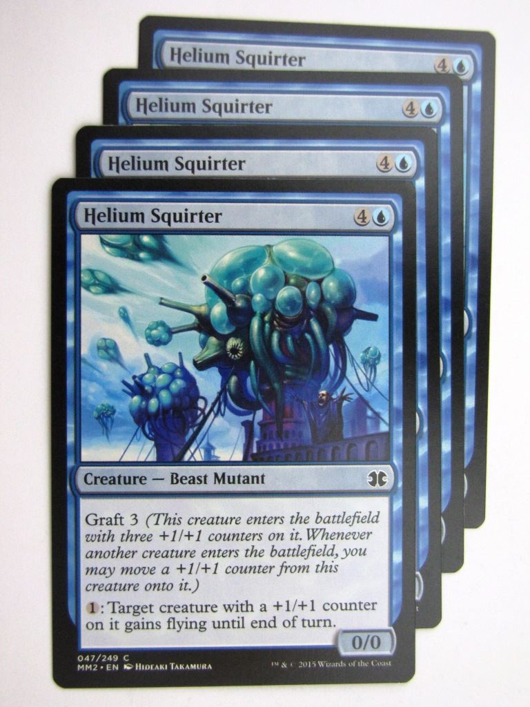 MTG MODERN MASTERS TWO: HELIUM SQUIRTER x4 # 28B55
