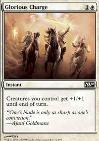 Mtg Magic Card: M10 : Glorious Charge