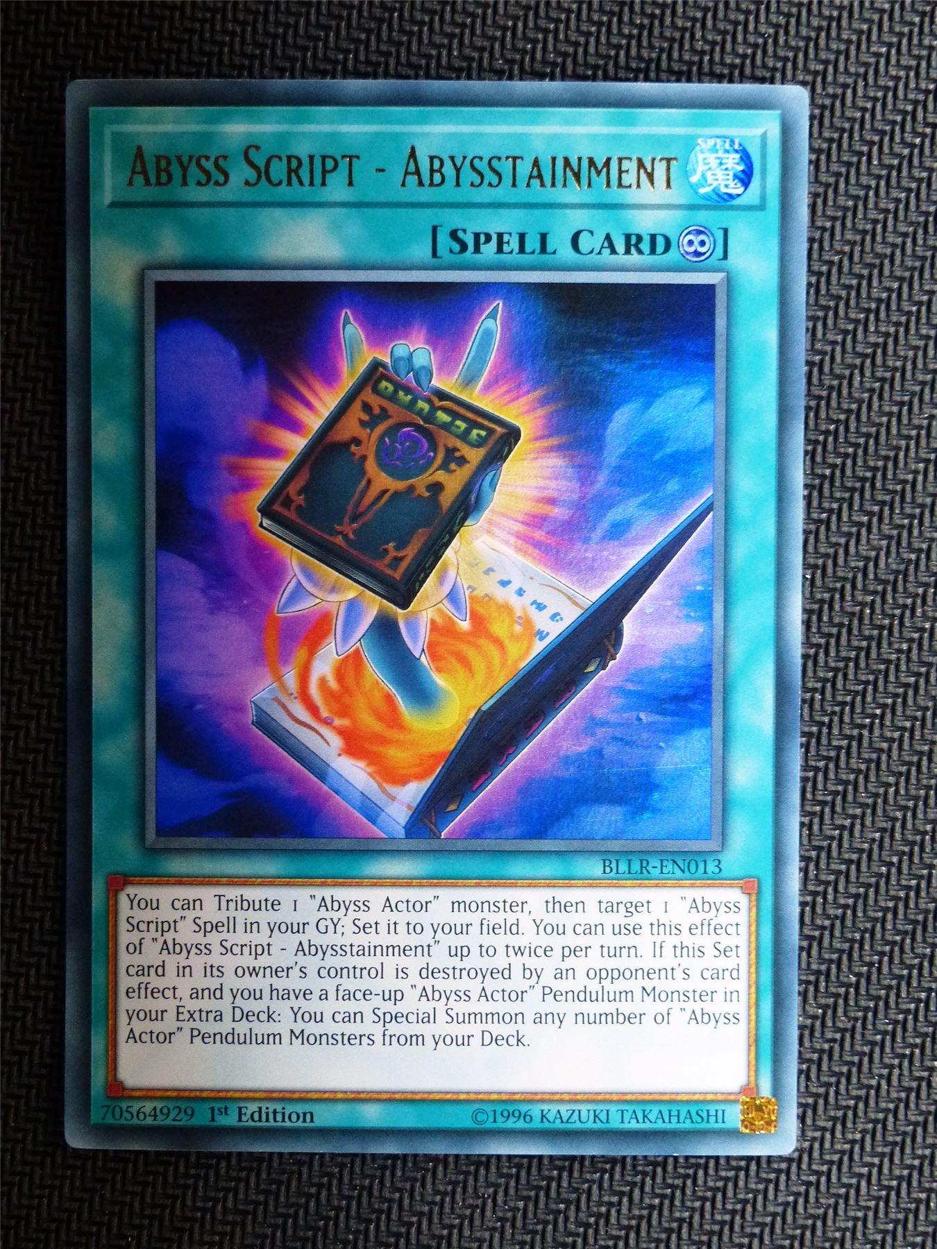 Abyss Script Abysstainment - BLLR - Ultra Rare - Yugioh Card # 1F82
