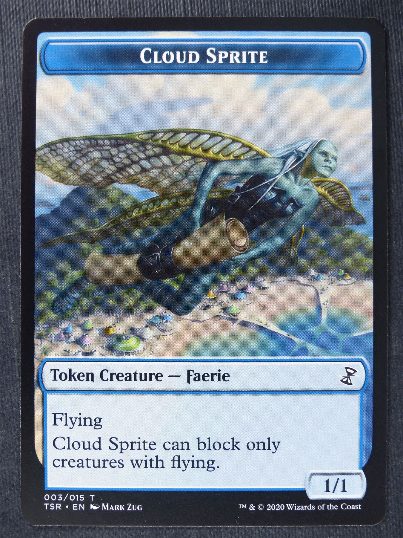 Cloud Sprite Token - Mtg Magic Cards #PO