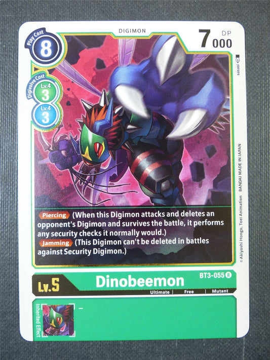 Dinobeemon BT3-055 R - Digimon Card #20D