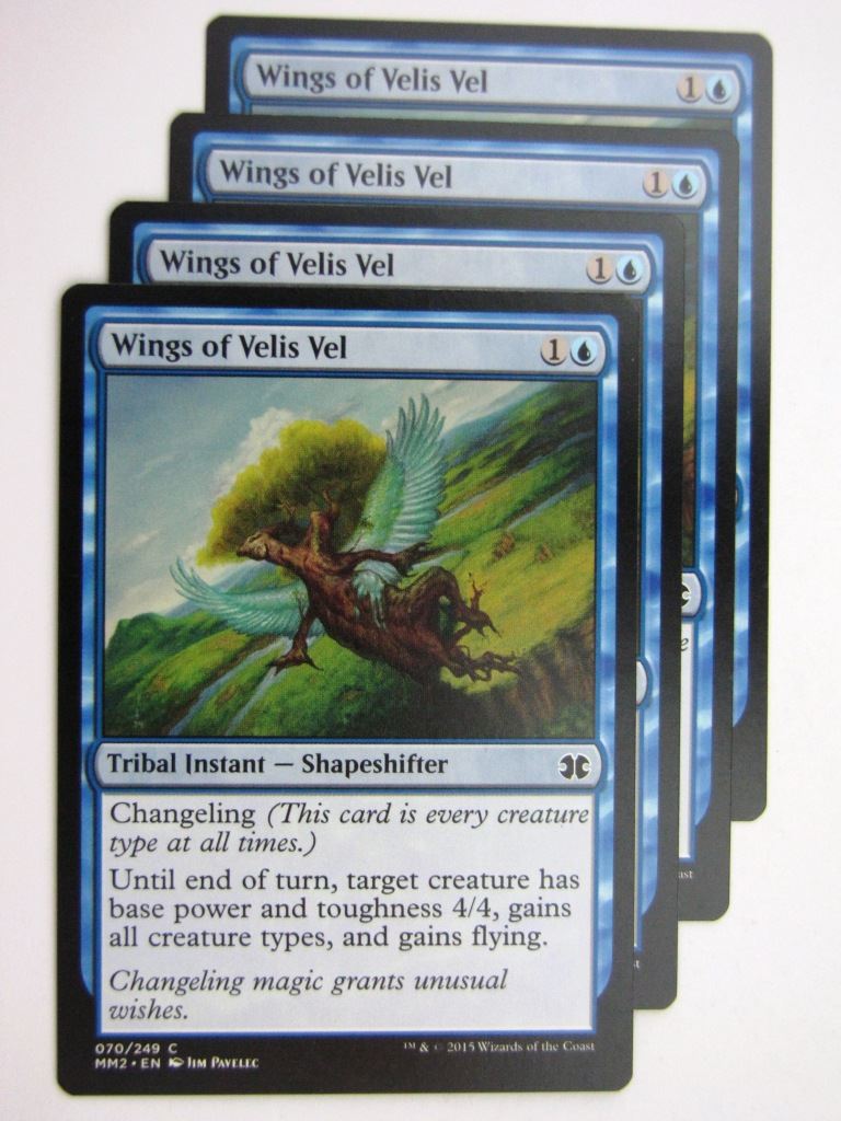 MTG MODERN MASTERS TWO: WINGS OF VELIS VEL x4 # 28B60