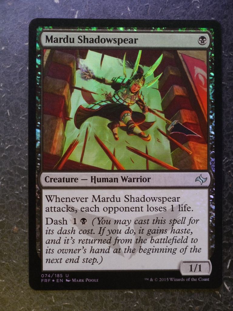 MTG Magic Cards: MARDU SHADOWSPEAR FOIL # 4J50