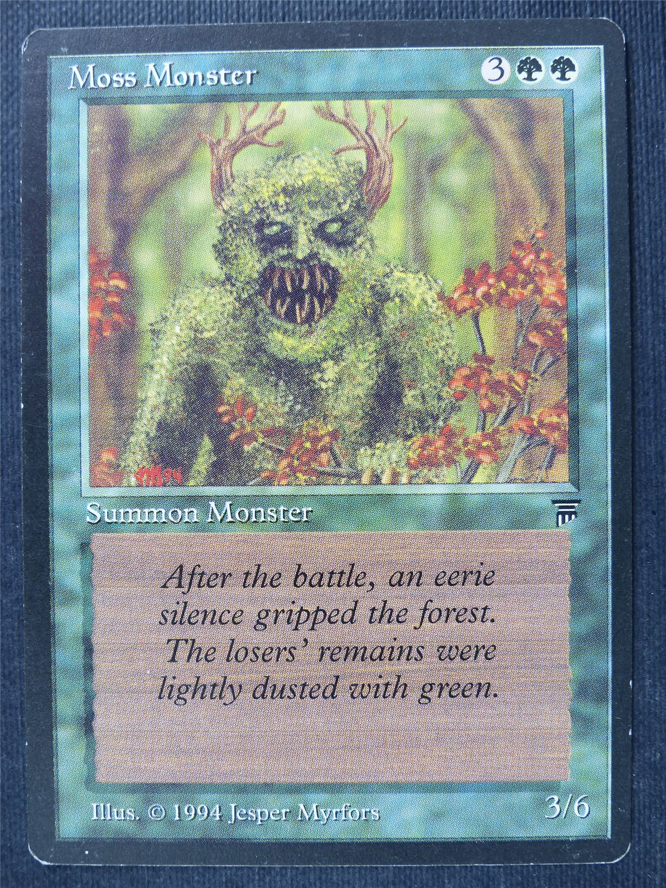 Moss Monster Legends played - Mtg Magic Cards #28H