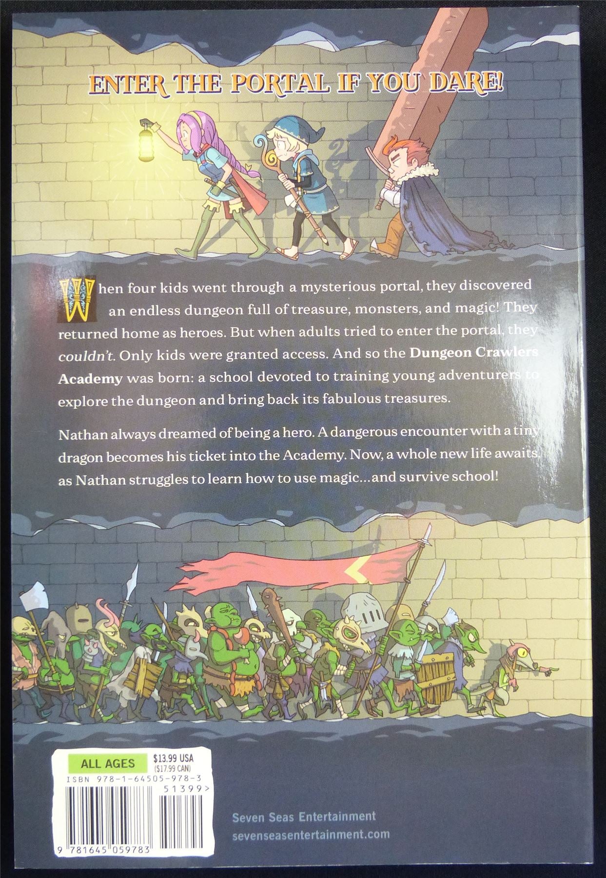 DUNGEON Crawlers Academy Book One: Into the Portal - Seven Seas Graphic Softback #10D