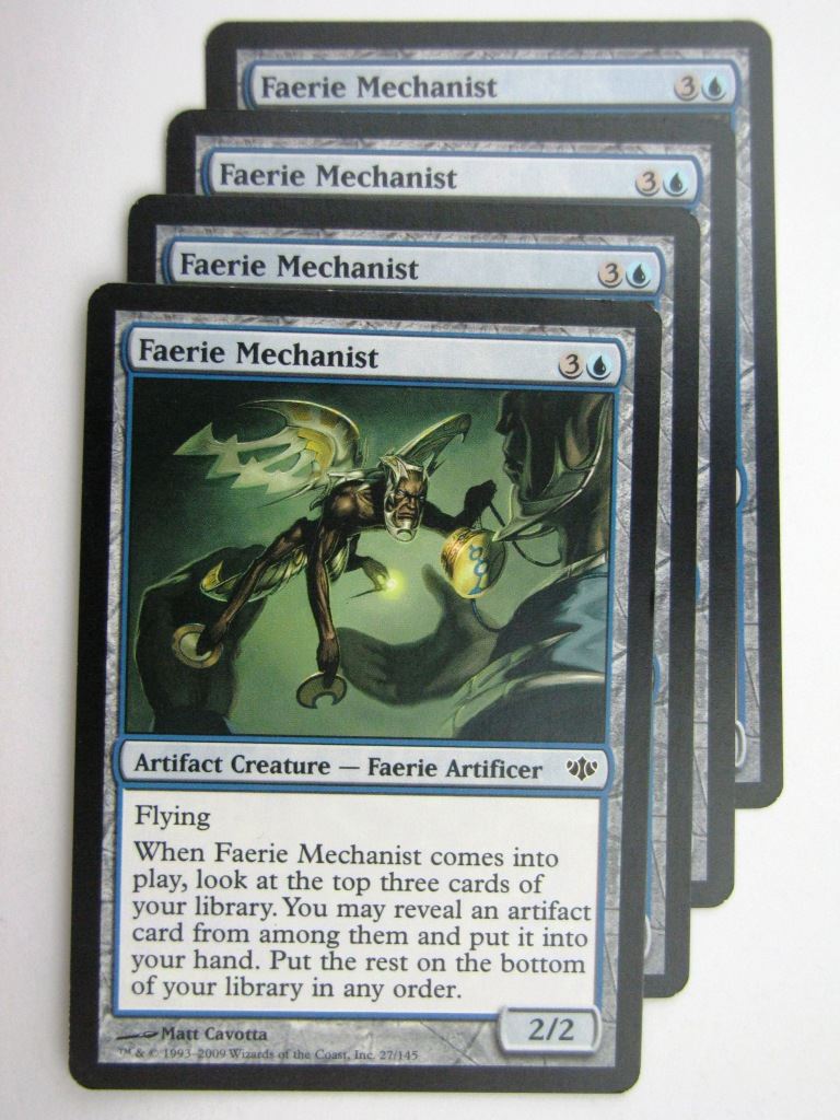 MTG Magic Cards: FAERIE MECHANIST x4 # 27D12