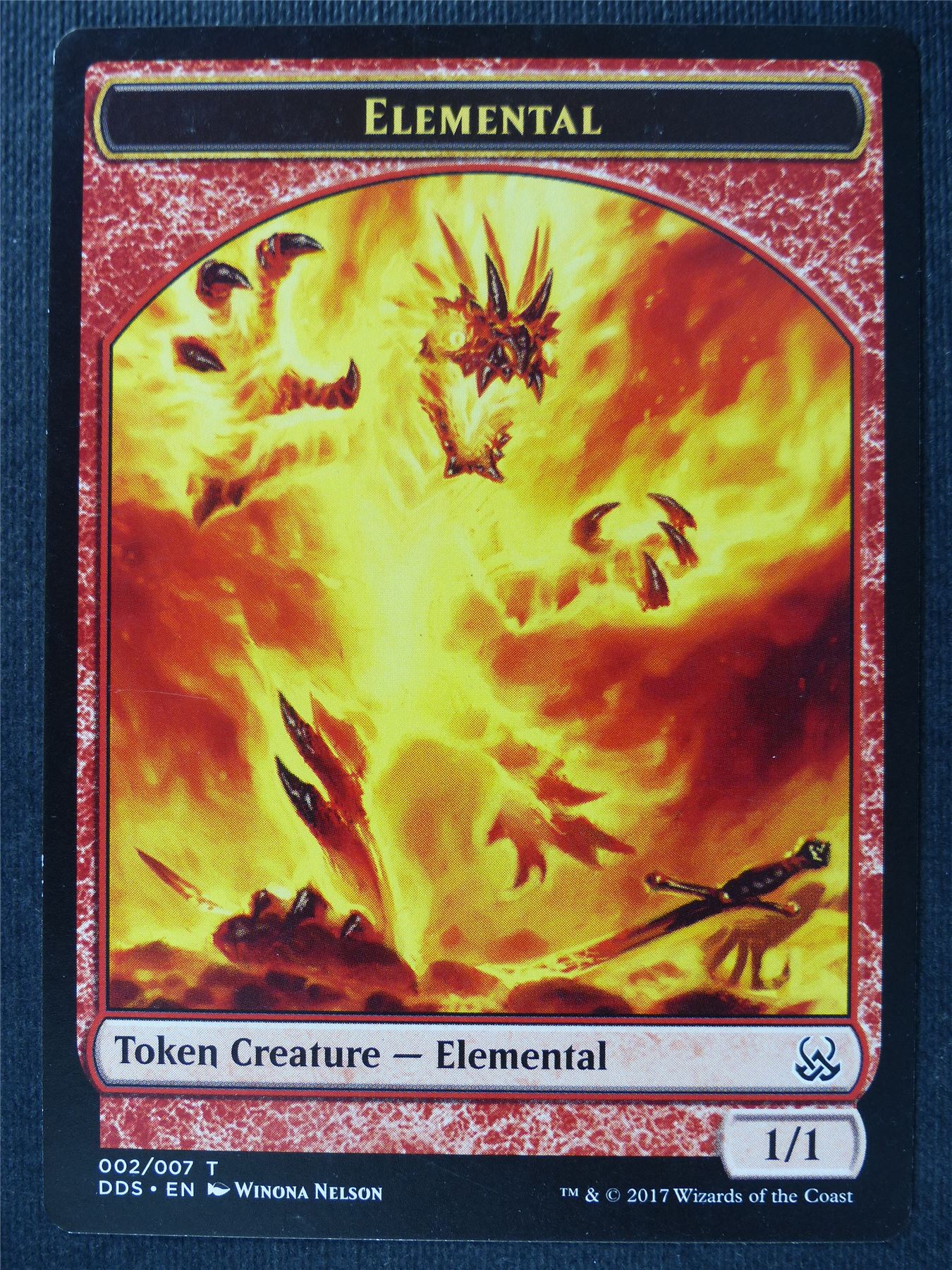 Elemental Token - Mtg Card #1VZ