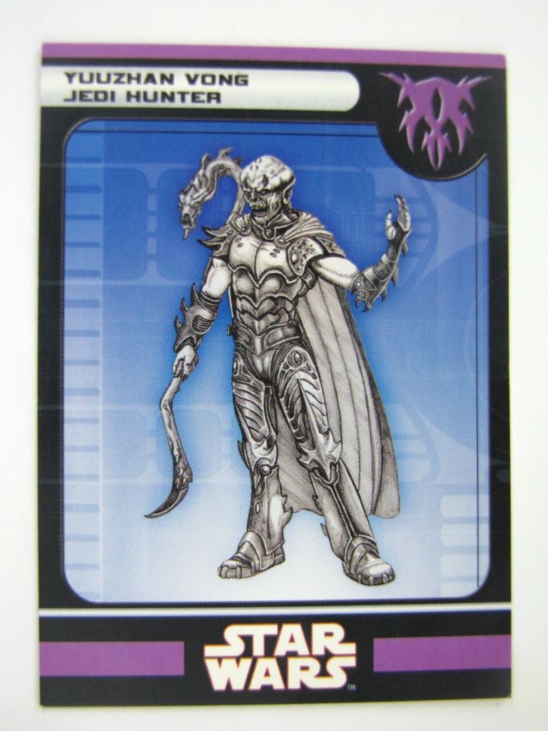 Star Wars Miniature Spare Cards: YUUZHAN VONG JEDI HUNTER # 11C13